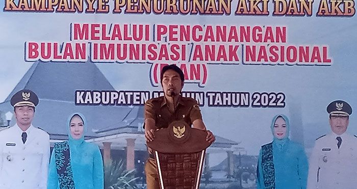 BIAN 2022, Bupati Madiun Giatkan Imunisasi Komplet untuk Balita