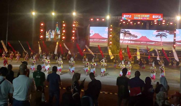 Closing Ceremony Porprov Jatim 2023 Meriah, Ribuan Penonton Padati Stadion Gajah Mada Mojosari