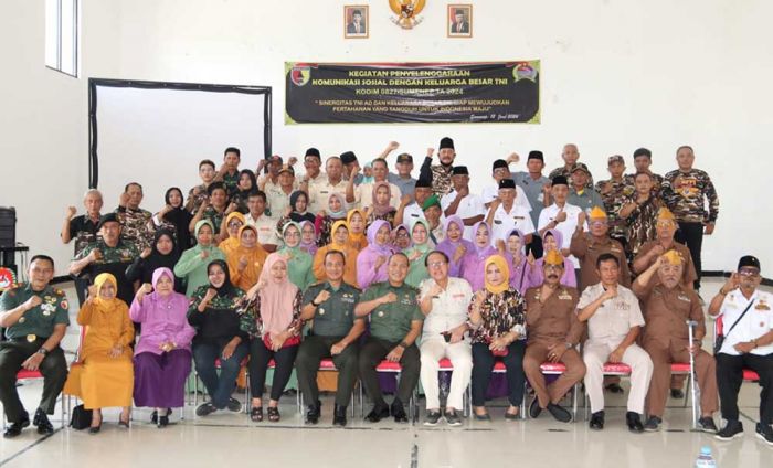 Kodim 0827/Sumenep Gelar Komsos Bareng Keluarga Besar TNI