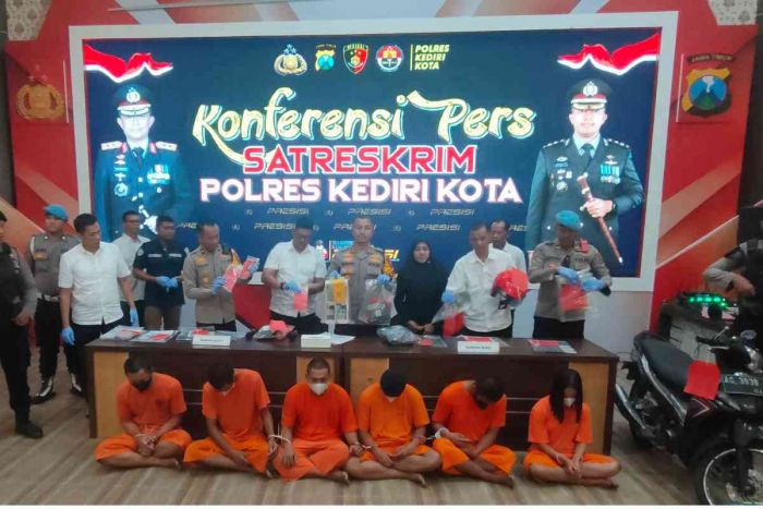 Rilis Hasil Operasi Sikat Semeru 2024, Polres Kediri Kota Tangkap 10 Pelaku Kriminal
