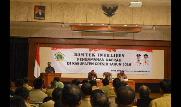 Kesbangpol Gresik Gelar Bimtek Intelijen