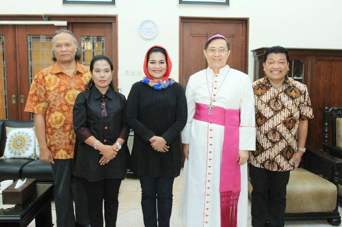 Tegaskan Komitmen Kebangsaan, Puti Kunjungi Keuskupan Malang