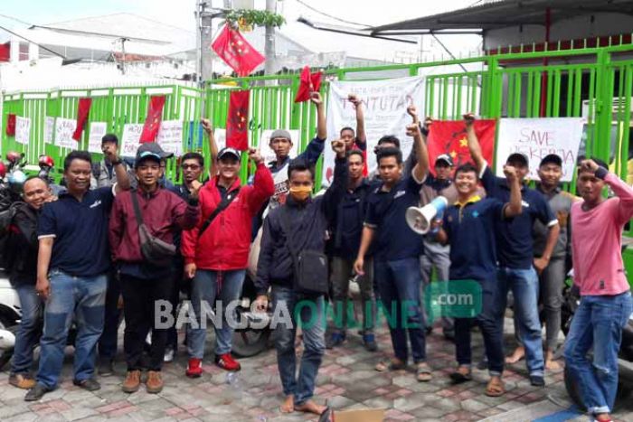 Puluhan Karyawan Aice Have An Ice Day Demo, Protes Dipekerjakan Borongan