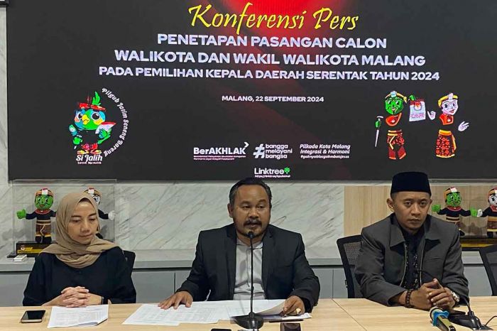 KPU Kota Malang Tetapkan 3 Pasangan Calon di Pilkada 2024, Kasus Abah Anton Dianggap Klir