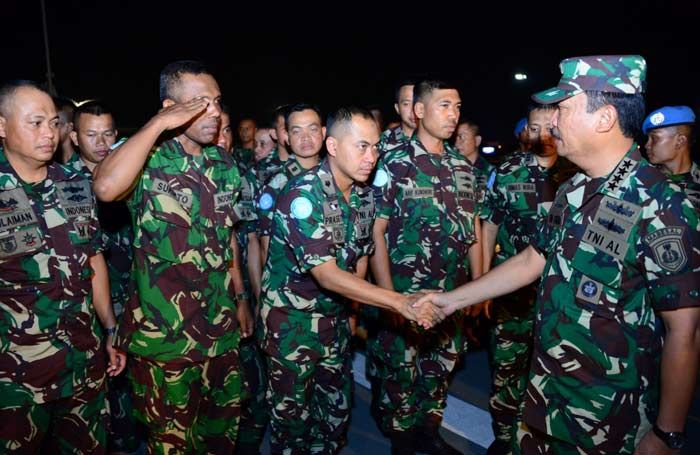 Kasal Beri Pengarahan Prajurit Satgas Maritim TNI Kontingen Garuda XXVIII-K/Unifil