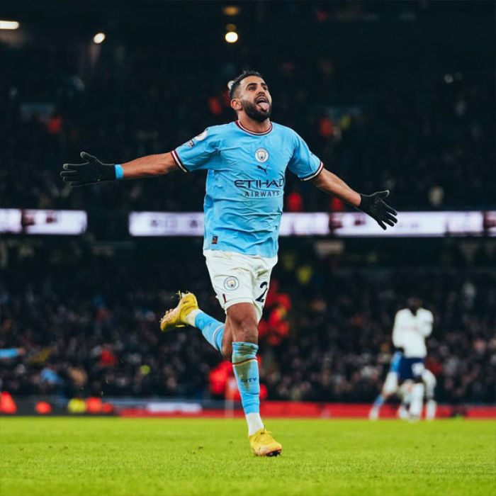 Hasil Manchester City vs Tottenham Hotspur: Mahrez Cetak Brace, The Citizens Menang 4-2