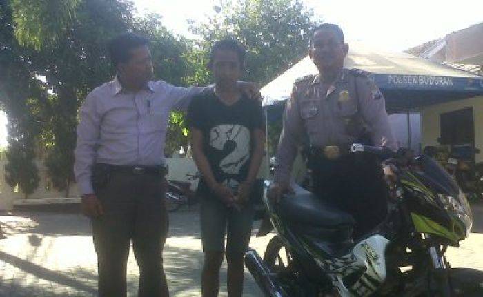 Ngaku Anak Polisi, Pemuda di Sidoarjo Bawa Kabur Motor Polisi