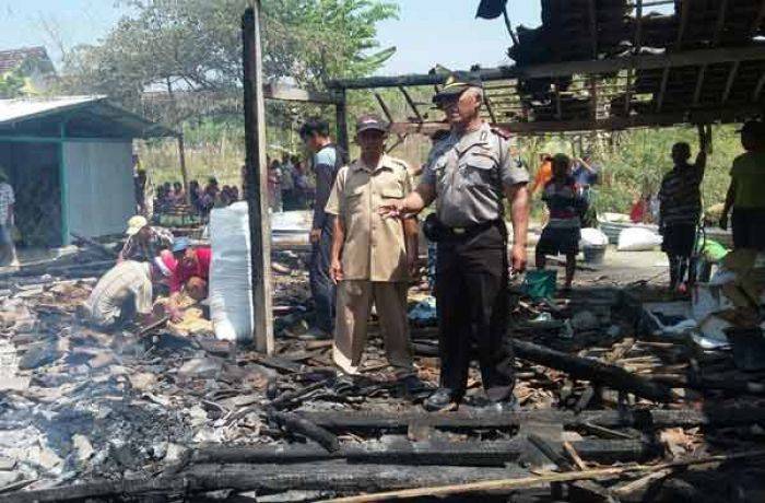 Tiga Rumah di Tambakrejo Bojonegoro Ludes Dilalap Api