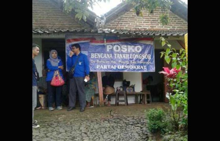 Demokrat Jatim Buka Posko Korban Longsor Ponorogo