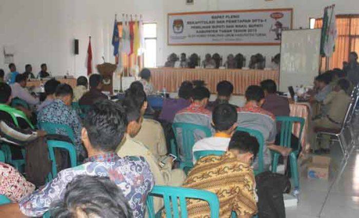 Rapat Pleno DPTb-1 KPU Tuban, DPT Bertambah 273 Pemilih