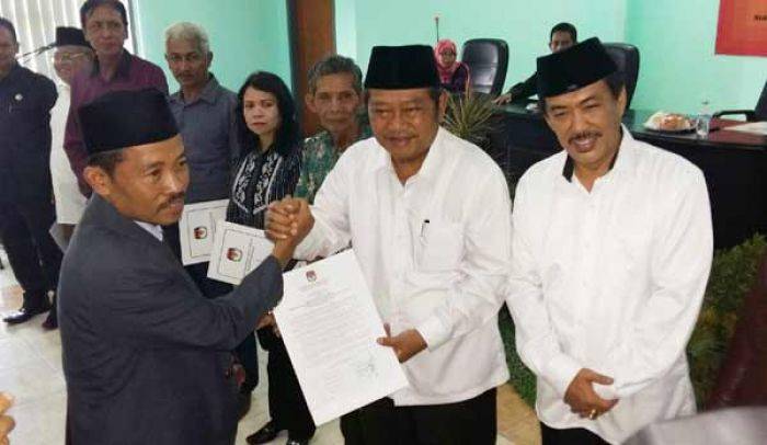 KPU Tetapkan Abah Saiful-Cak Nur sebagai Bupati dan Wabup Sidoarjo Terpilih