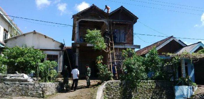 Puting Beliung Rusak 45 Rumah di Kediri