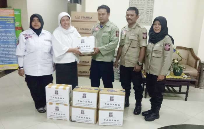 Tagana Blitar Kirim Sambel Pecel untuk Korban Gempa Lombok