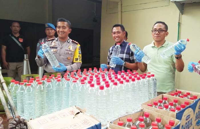10 Hari Operasi Sikat Semeru, Polres Tuban Amankan Ribuan Liter Arak dan 38 Tersangka