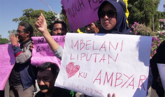 Aliansi Wartawan Surabaya Kecam Arogansi Polisi Terhadap Jurnalis