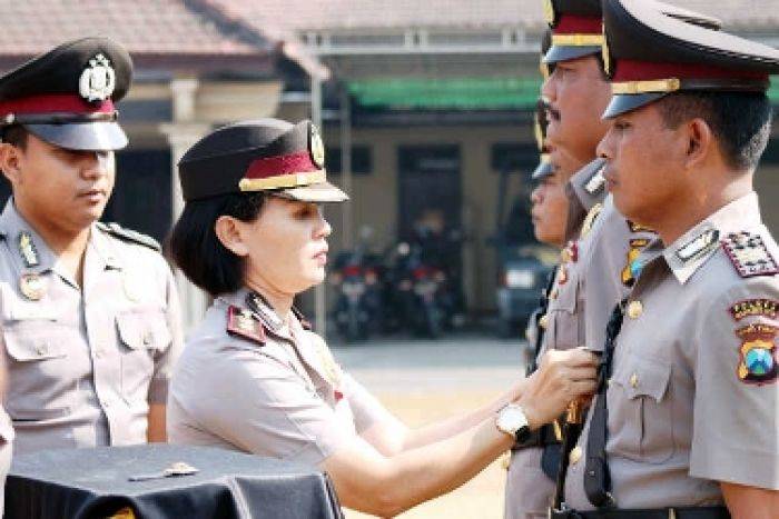 Jajaran Polres Mojokerto Kota Lakukan Mutasi