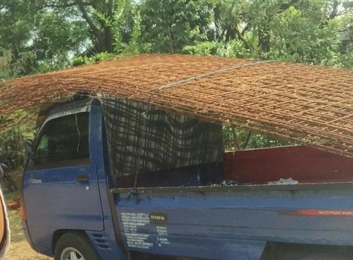 Curi Besi Cor, Warga Sidoarjo Diringkus Polsek Pandaan