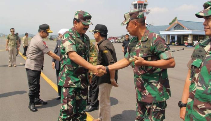 Pangkoarmada II Dampingi Kunjungan Panglima TNI dan Kapolri di Malang