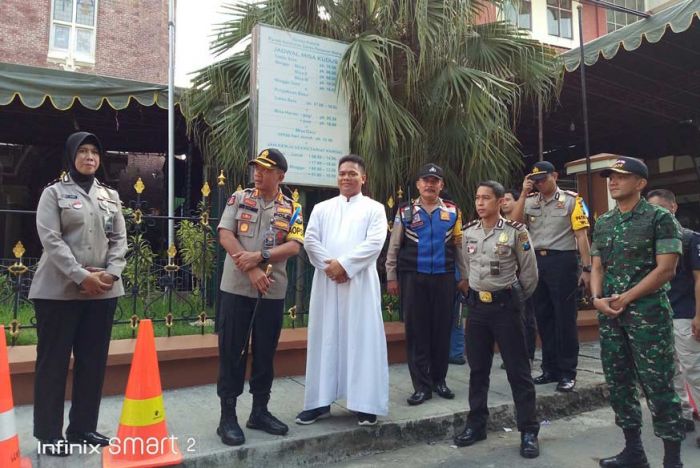 Kapolrestabes Surabaya Pastikan Pengamanan Natal Kondusif
