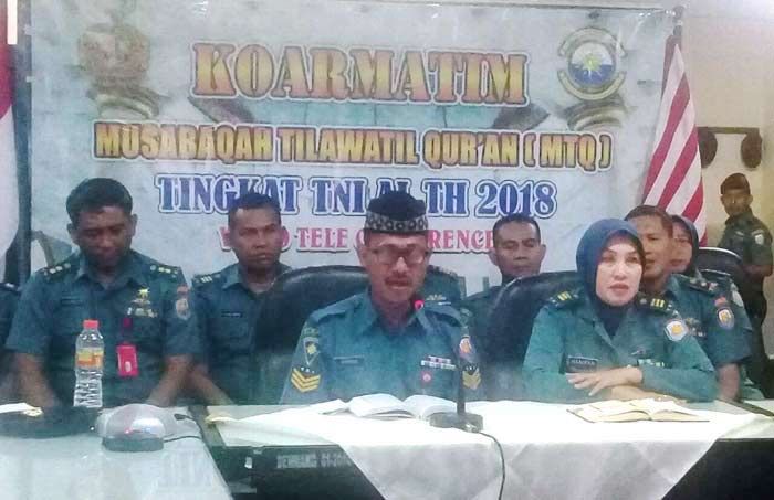 Koarmatim Sabet Juara 3 Lomba MTQ Tingkat TNI AL 2018
