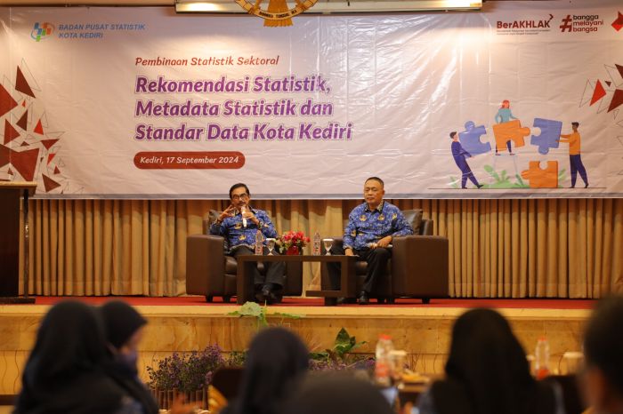 Upayakan SDI dan Data Berkualitas, Pemkot Kediri dan BPS Kembali Gelar Pembinaan Statistik Sektoral