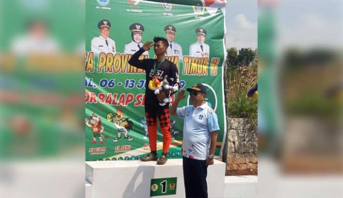 Oqik, Pembalap Jember Sabet Medali Emas Cabor Balap Sepeda Porprov 2019 