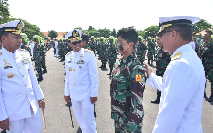 Pangarmada II Hadiri Upacara Pelantikan Siswa Dikmaba Angkatan ke-39