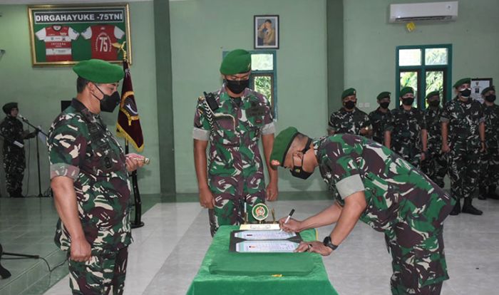 Sertijab Dandim 0826/Pamekasan, Letkol Inf Ubaidillah Gantikan Letkol Inf Tejo Baskoro