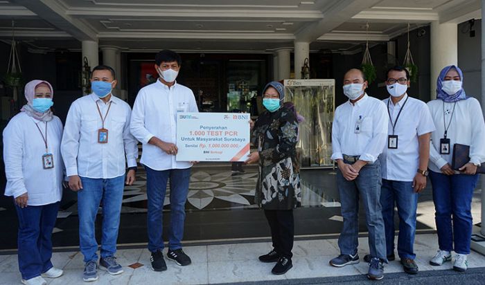 ​Bank BNI Berikan 1.016 Test PCR ke Pemkot Surabaya