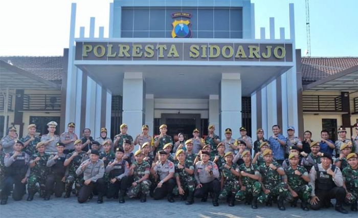 Inilah Wujud Solidnya Sinergitas TNI-Polri di Sidoarjo