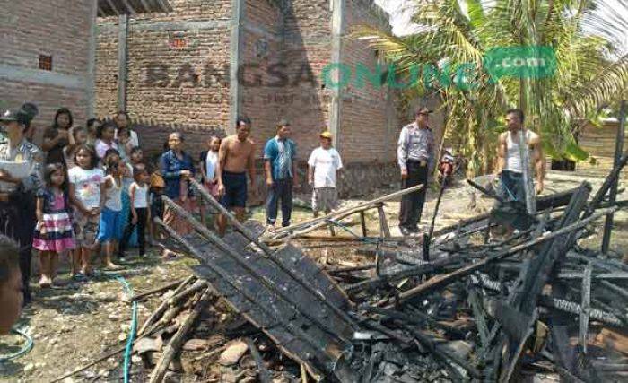 Kebakaran di Nganti Bojonegoro, Rumah Petani Ludes saat Ditinggal ke Sawah