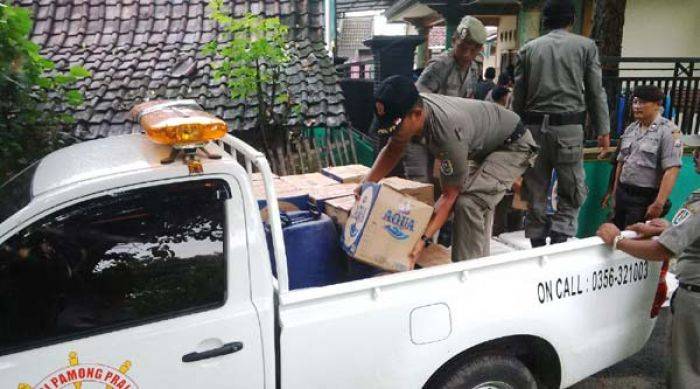 Ratusan Liter Arak di Semanding Tuban Disikat Satpol PP