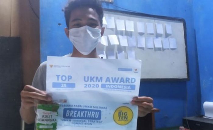 ​Berkat Keripik Kulit Semangka, Pemuda di Kediri Raih Top 25 UKM Awards dari Kemenkop dan UKM RI