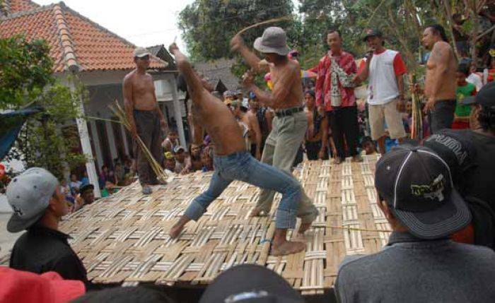 Tarung Rotan, Tradisi Tarung Ujung Desa Banjaragung Jombang yang Mulai Terkikis