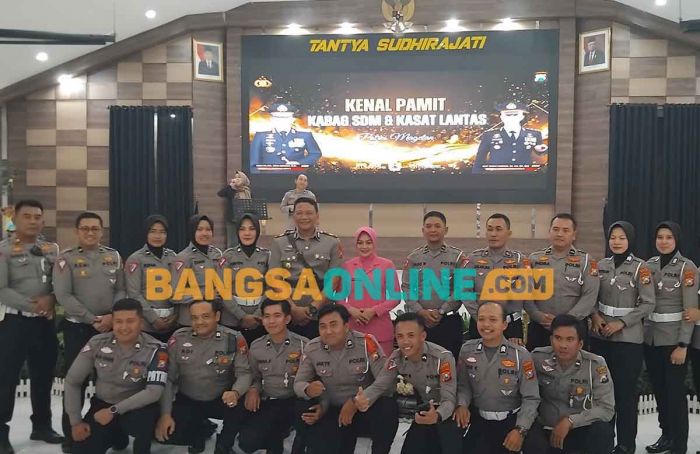 Sertijab Kasatlantas Polres Magetan, AKP Ade Andini Gantikan AKP Sony Suhartanto