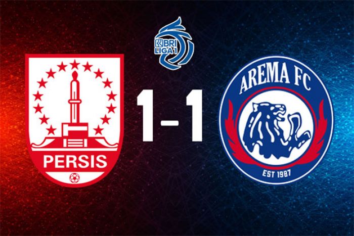 Hasil Persis Solo vs Arema FC: Duel Sengit Berakhir Imbang 1-1
