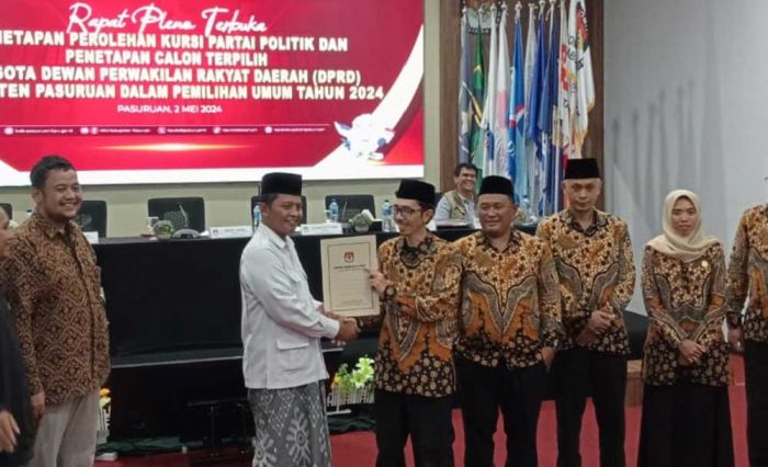 KPU Kabupaten Pasuruan Tetapkan DPRD Terpilih