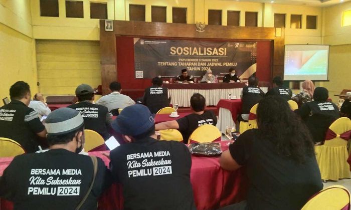 KPU Ngawi Gelar Sosialisasi Bersama Media