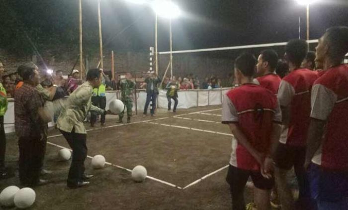 Berdayakan Pemuda, Karang Taruna Si Manis Sidoarjo Gelar Turnamen Bola Voli Mini