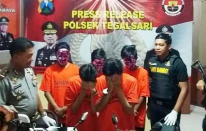 5 Pelajar Kawanan Jambret Jalanan Berhasil Dibekuk Tim Anti Bandit