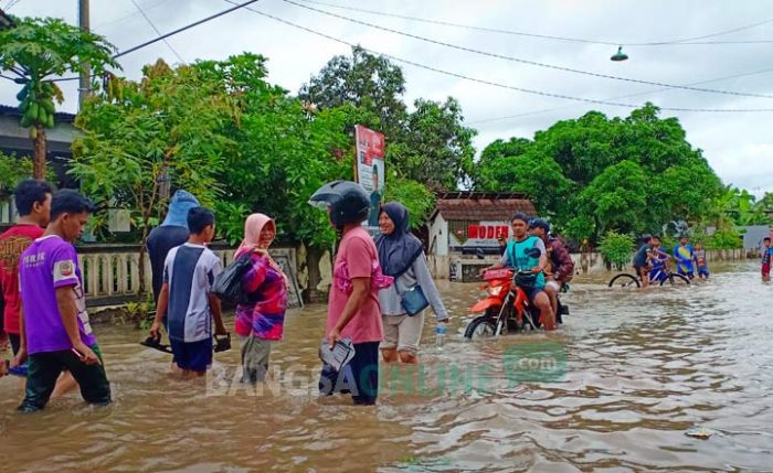 Puluhan Rumah di Kelurahan Sutojayan Blitar Terendam Banjir