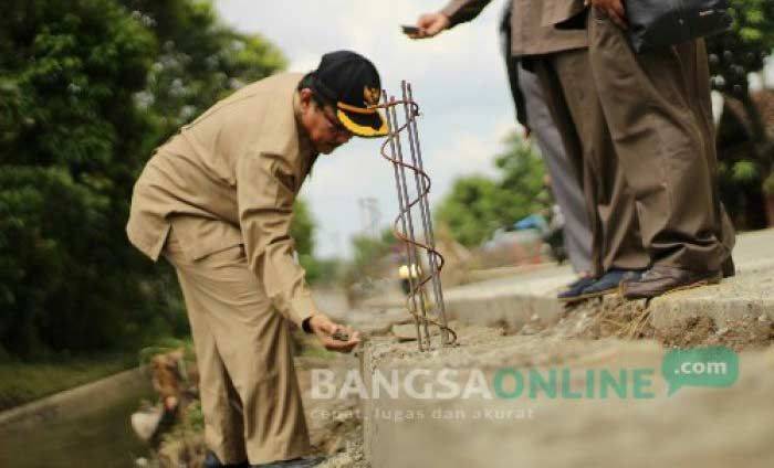 Ini Jawaban Bina Marga Soal Sidak Komisi C yang tak Temukan Proyek Pembangunan Jalan Cukir-Mojowarno