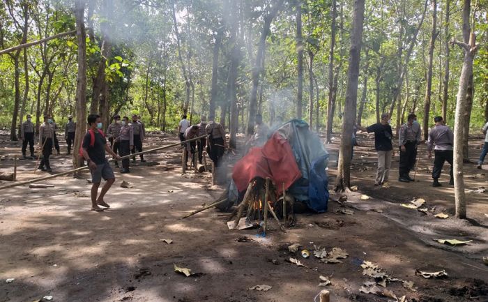 Gerebek Arena Judi di Tengah Hutan Desa Temurejo Banyuwangi, Polisi Hanya Dapati Terpal