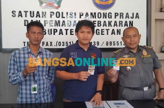 Hari Pertama Operasi, Petugas Satpol PP Magetan Temukan 3 Bungkus Rokok Salah Cukai