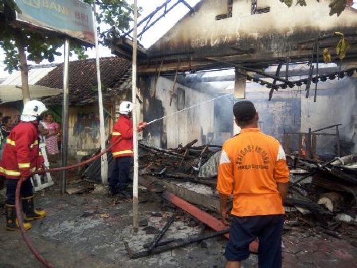 Bank BRI Cabang Pembantu Soko, Tuban Terbakar