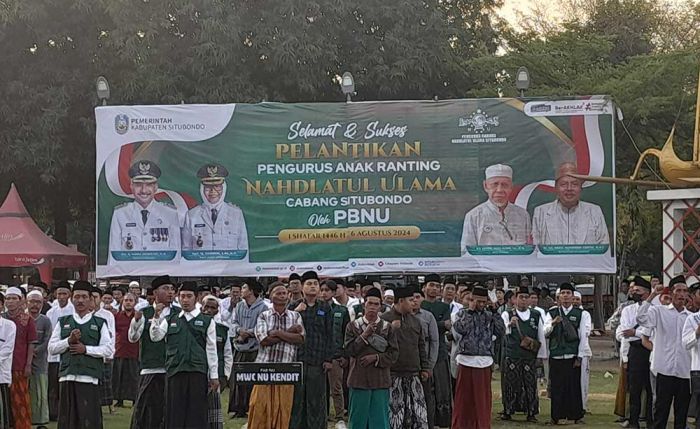 PBNU Lantik 669 Pengurus Anak Ranting PCNU Situbondo Berbasis Masjid