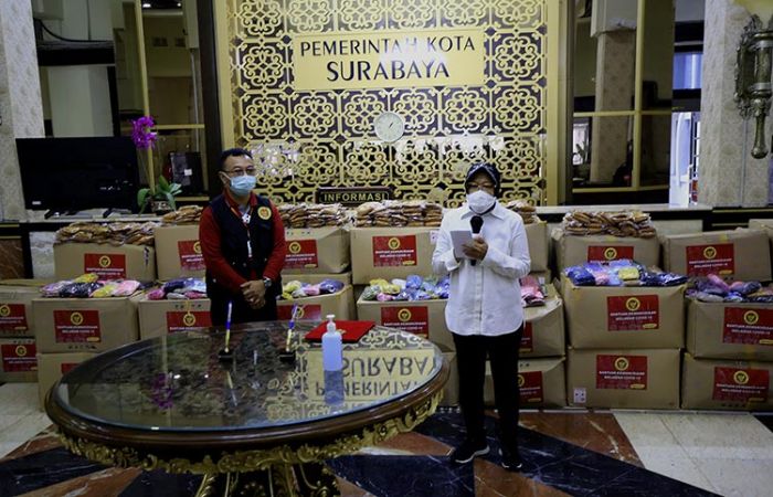 Doa Risma Terjawab, BIN Kembali Bantu Surabaya, 10 Jam Bawa 120 Ribu Masker Nonmedis dari Jakarta