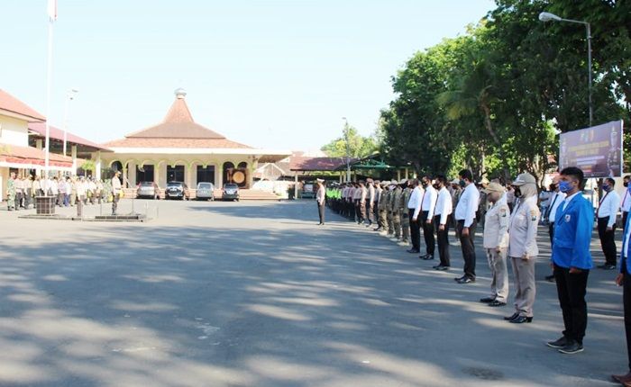 Polres Pasuruan Kota Gelar Apel Persiapan Operasi Masker