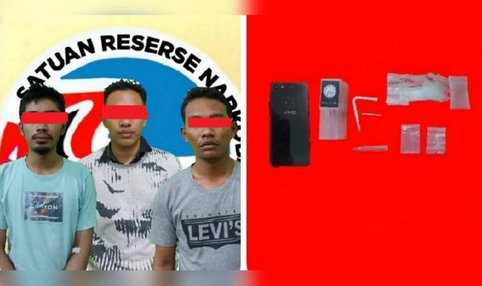 Konsumsi Sabu, Kepala KSP dan Dua Karyawannya Ditangkap Polisi di Jombang