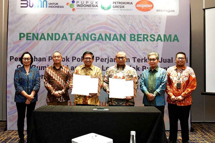 Berharap Dapatkan Suplai Gas Bumi, Petrokimia Gresik Perpanjang HoA Bersama Krisenergy